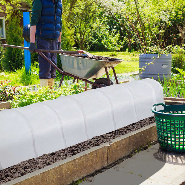 Planttunnel van vliesdoek 7 m
