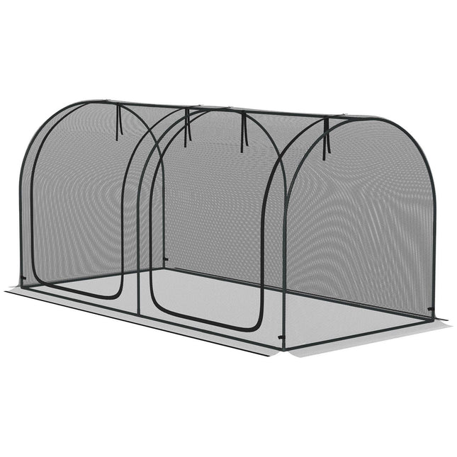 Garden protection net with door - 2.5 x 1.2 m, windproof