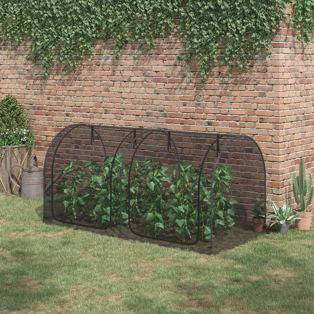 Garden protection net with door - 2.5 x 1.2 m, windproof