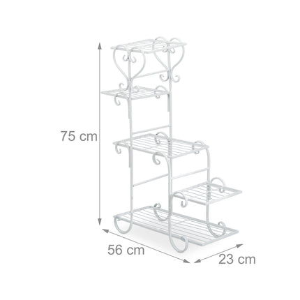 Plant shelf vintage design 5 shelves