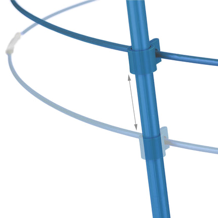 Opora pro rostliny 76 cm modrá, sada 2 ks