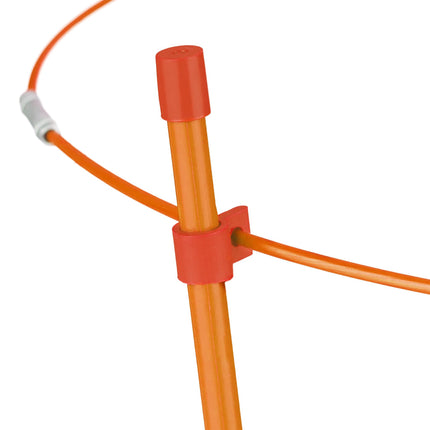 Plant support 76 cm orange, set of 6