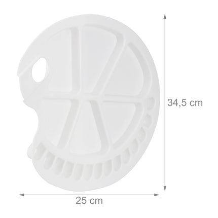 Plastová míchací paleta, sada 5 ks, 20 komůrek