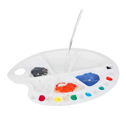 Plastová míchací paleta, sada 5 ks, 20 komůrek
