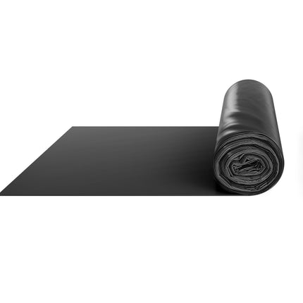 Plastic Sheeting Roll, 3 x 50 ft, 4 Mil, Black Vapor Barrier