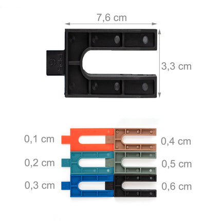 Plastic Spacer Blocks, 288 Pack – Window Installation