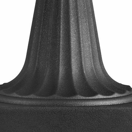 Plastic Urn Planters, 40 x 67 cm, 2-Pack, Black