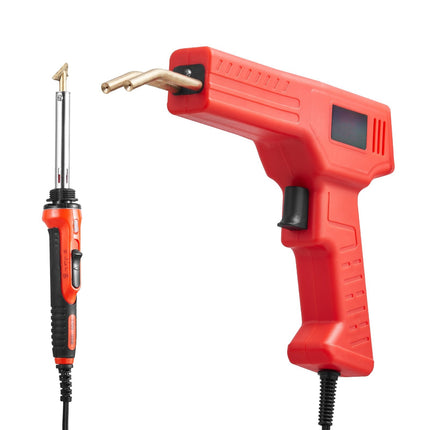 Plastic Welder Kit, 100W Gun, 1000 Staples, 60 Rods