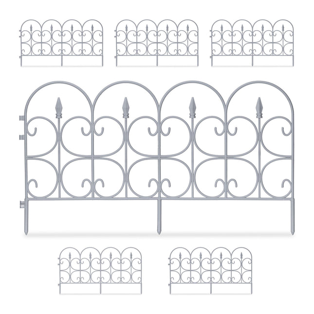Bedhemel van kunststof - set van 6