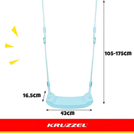 Plastová houpačka – modrá 25446
