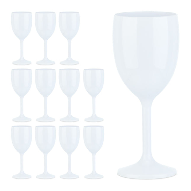Weingläser aus Kunststoff - 12er-Set