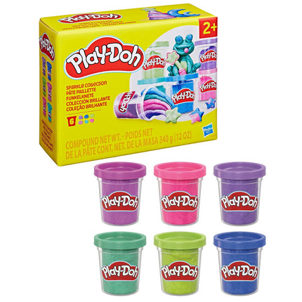 Play-Doh modelovací hmota Sparkle, kolekce 6 ks