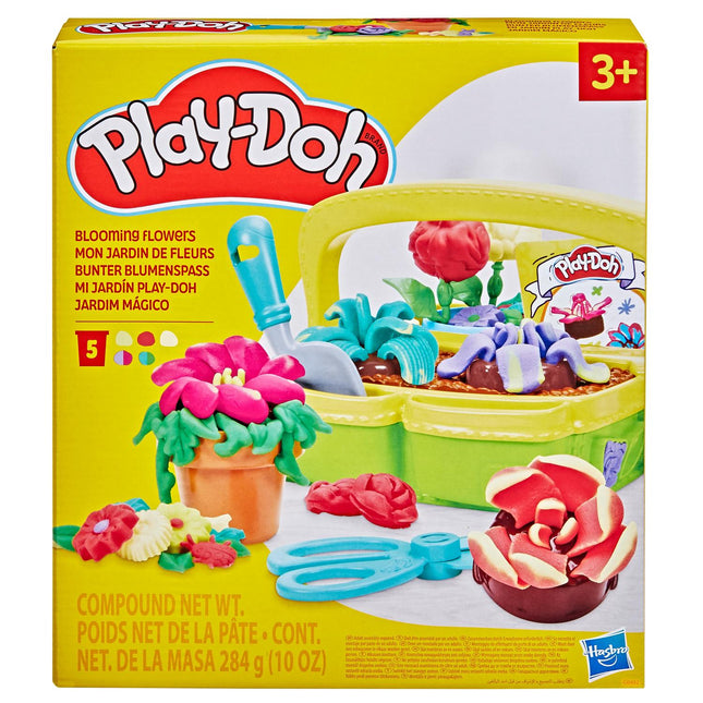 Play-Doh Playset with Blooming Flowers and Creative Tools