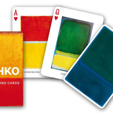 Hrací karty, design Rothko, standardní velikost