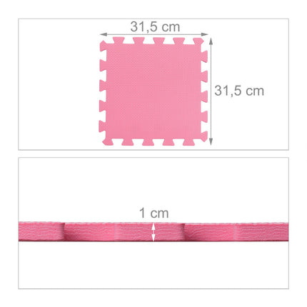 Hrací podložka puzzle, 36 dílů