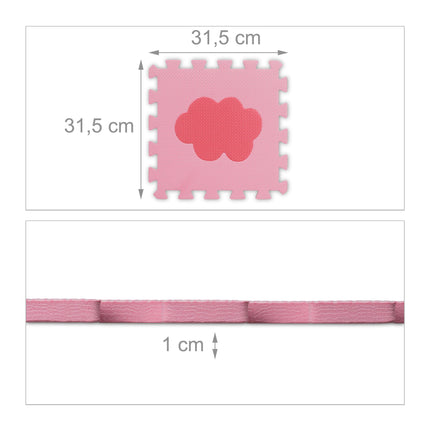 Hrací podložka puzzle, 52 dílů