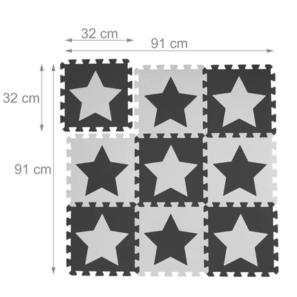 Hrací podložka puzzle, hvězda