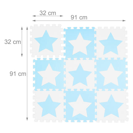 Hrací podložka puzzle, hvězda