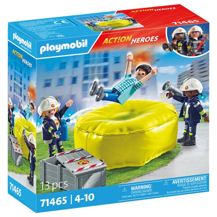 Playmobil Action Heroes hasič se vzduchovým polštářem 71465