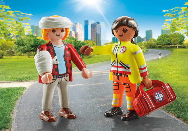 Playmobil Duopacks záchranář s pacientem 71506