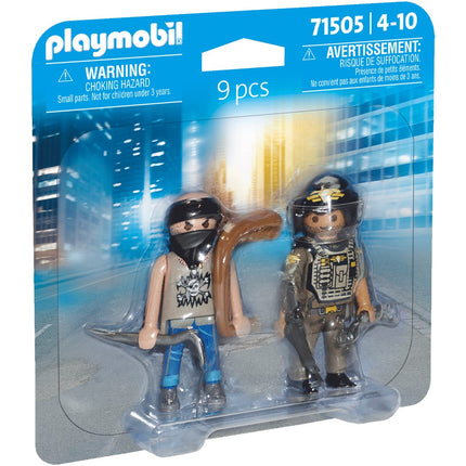 Playmobil Duopacks zásahová policie se zlodějem 71505