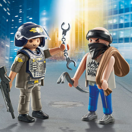 Playmobil Duopacks zásahová policie se zlodějem 71505