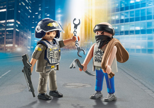 Playmobil Duopacks zásahová policie se zlodějem 71505