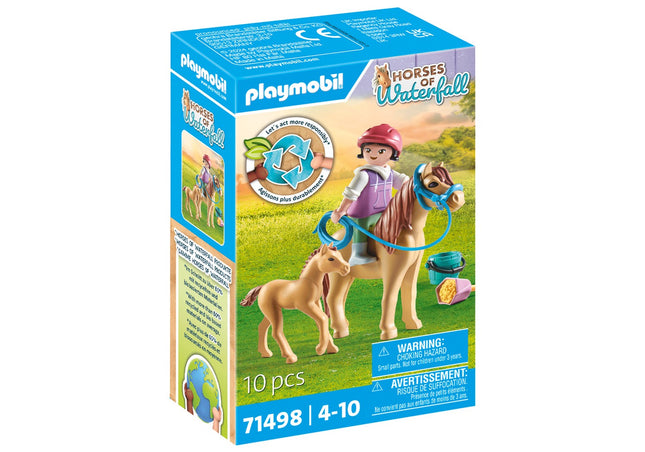 Playmobil Koně Z Vodopádu Dítě S Poníkem A Hříbětem 71498