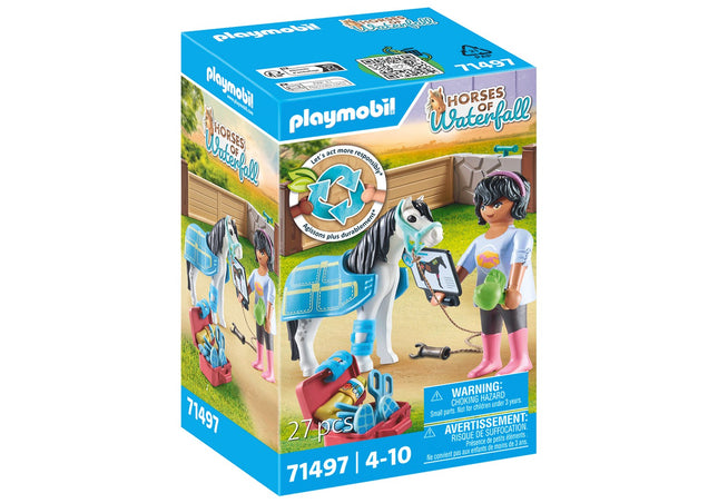 Playmobil Koně z vodopádu Koňský terapeut 71497