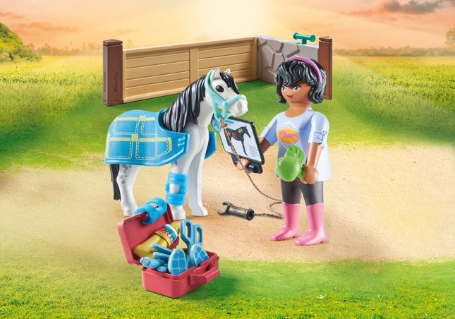 Playmobil Koně z vodopádu Koňský terapeut 71497