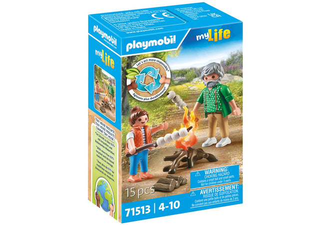 Playmobil My Life táborák s marshmallow 71513
