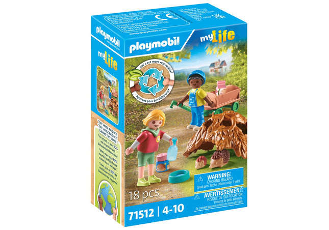 Playmobil My Life péče o ježčí rodinku 71512