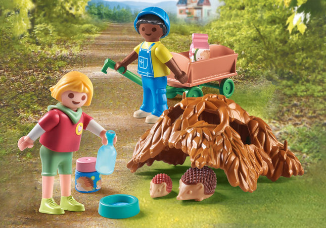 Playmobil My Life péče o ježčí rodinku 71512