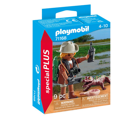 Playmobil Special Plus badatel s mládětem kajmana 71168