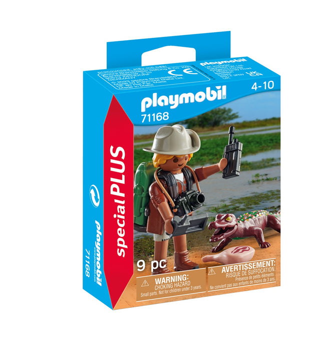 Playmobil Special Plus badatel s mládětem kajmana 71168