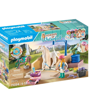 Playmobil World Of Horses mycí stanice s Isabellou a Lioness 71354