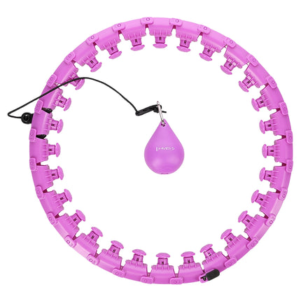 Zátěžová hula hoop obruč plus size, fialová