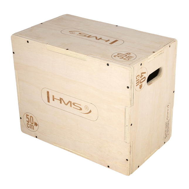 Plyometrický box, 50x40x30cm, odolná cvičební bedna