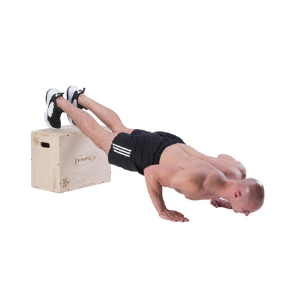Plyometrický box, 50x40x30cm, odolná cvičební bedna