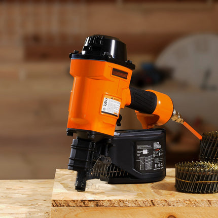 Pneumatic Coil Siding Nailer, 15 Degree, 1-3/4–2-3/4 in