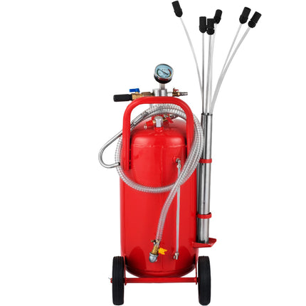 Pneumatic Oil Extractor, 22.7L Steel Tank, Portable