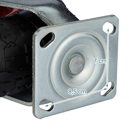 Pneumatic Tyre Swivel Castor, 3.50-6, High Load Capacity