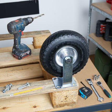 Pneumatic Tyred Load Castor with Steel Plate
