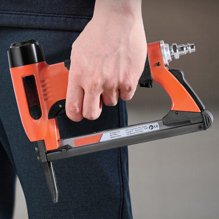 Pneumatic Upholstery Stapler, 22 Gauge Long Nose, 71 Series