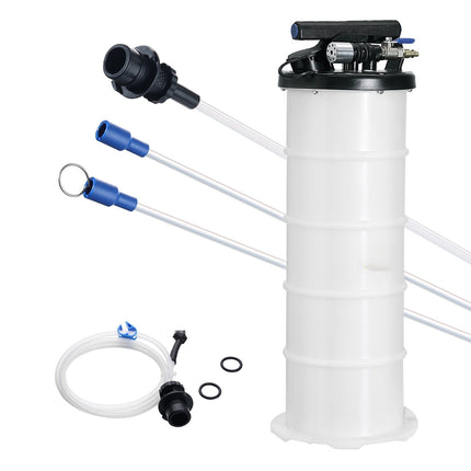 Pneumatic and Manual Oil Fluid Extractor, 6.5L, With Dipstick