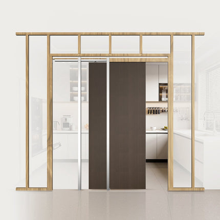 Pocket Door Frame Kit, 24-36 In x 84 In, Soft Close