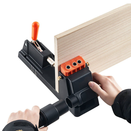 Pocket Hole Jig Kit, 1/2–1-1/2 in Adjustable, Dust Adapter