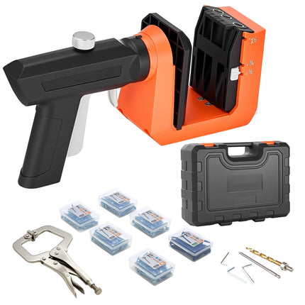 Pocket Hole Jig Kit, Adjustable 1/2–1-1/2 In, 260 Screws