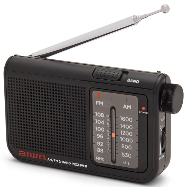 Kapesní rádio s FM/AM černé