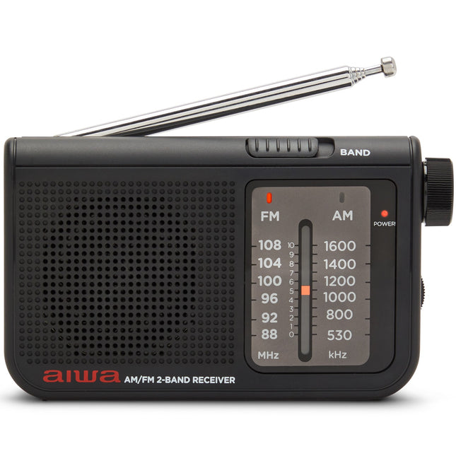 Kapesní rádio s FM/AM černé